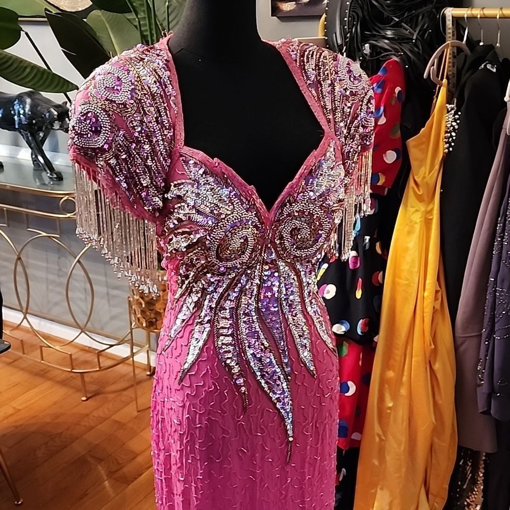 Vintage alyce designs sequin dress sz 6